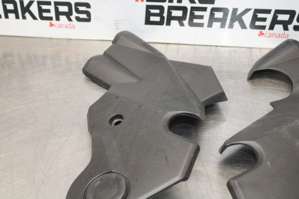 12-16 KAWASAKI NINJA 650 EX650F ABS RIGHT LEFT FRAME MID COVERS COWLS BB860
