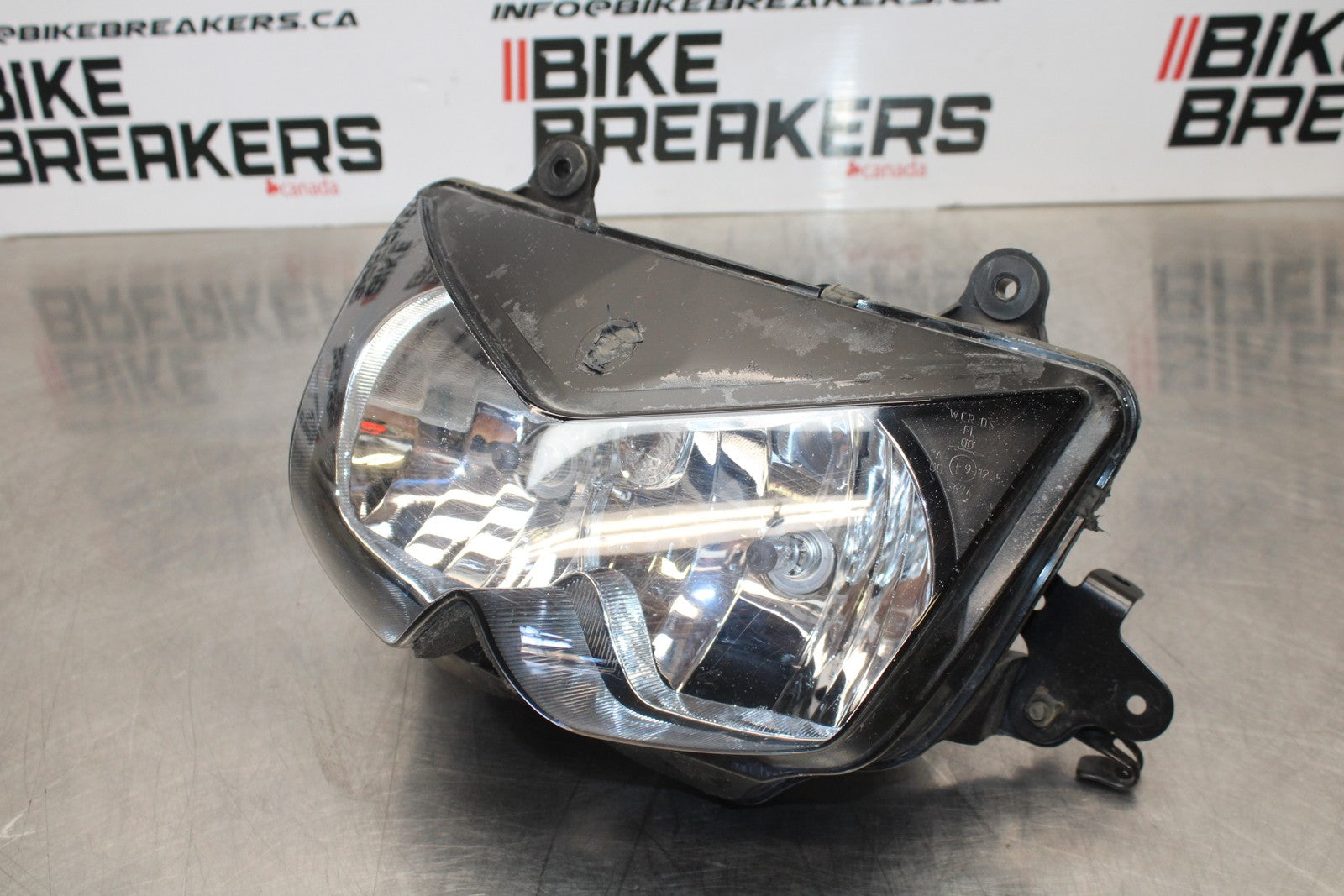 08-18 KAWASAKI KLR650 FRONT HEADLIGHT HEAD LIGHT LAMP BB183