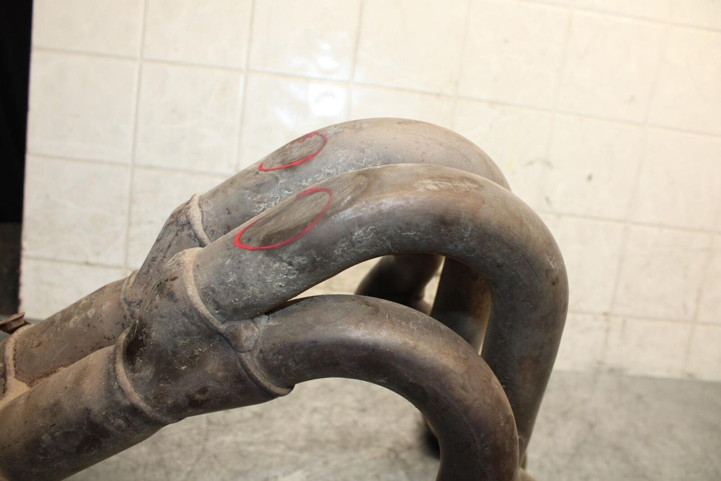 2009 Kawasaki Ninja ZX6R ZX600R EXHAUST HEADER PIPES MANIFOLD BB538