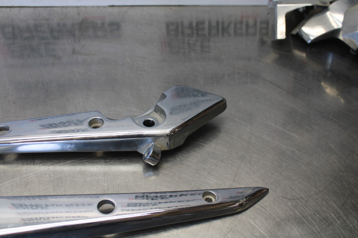 03-08 HONDA VTX1300C REAR STRUT FRAME COVER SET PAIR BB868