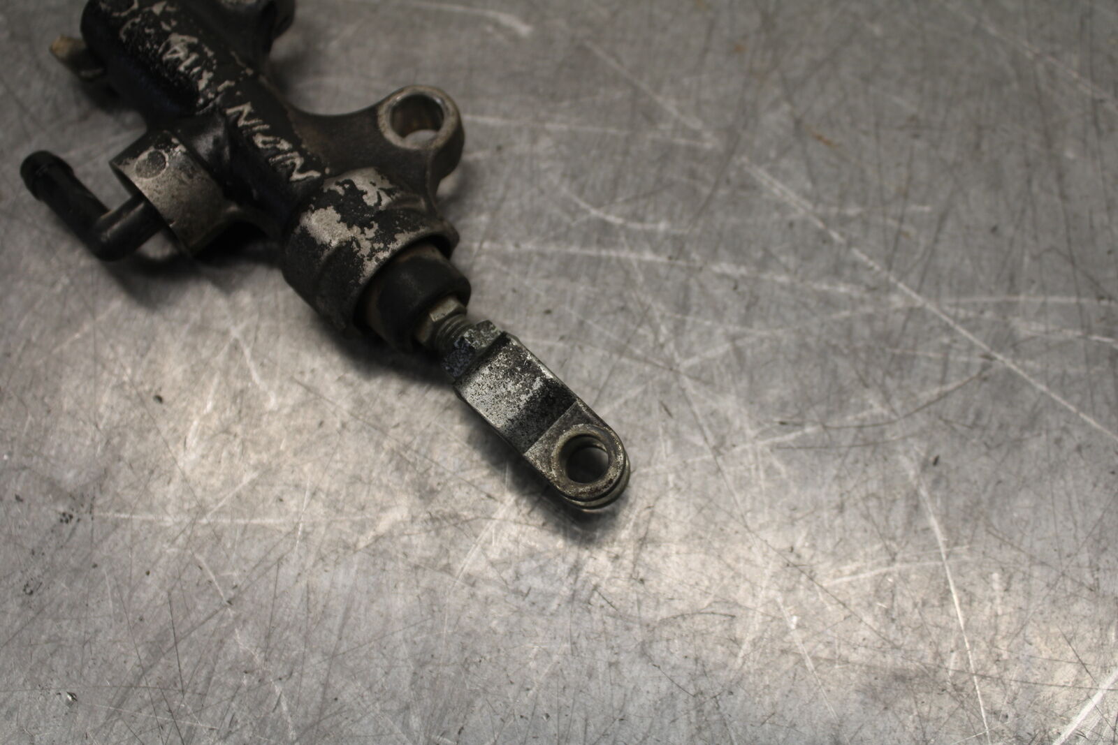 08-18 KAWASAKI KLR650 REAR BACK BRAKE MASTER CYLINDER W RESERVOIR BB707