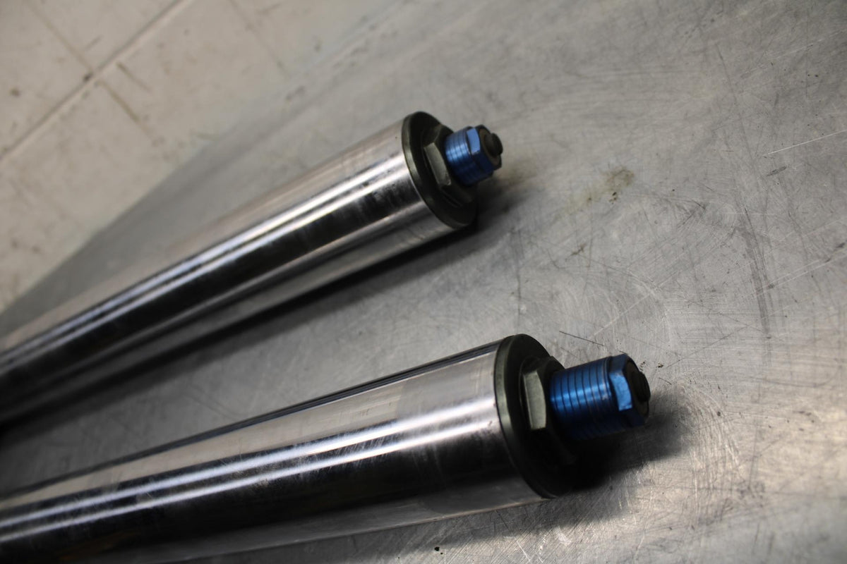 00-02 KAWASAKI NINJA ZX6R ZX600J FRONT FORKS SHOCK SUSPENSION SET PAIR BB489