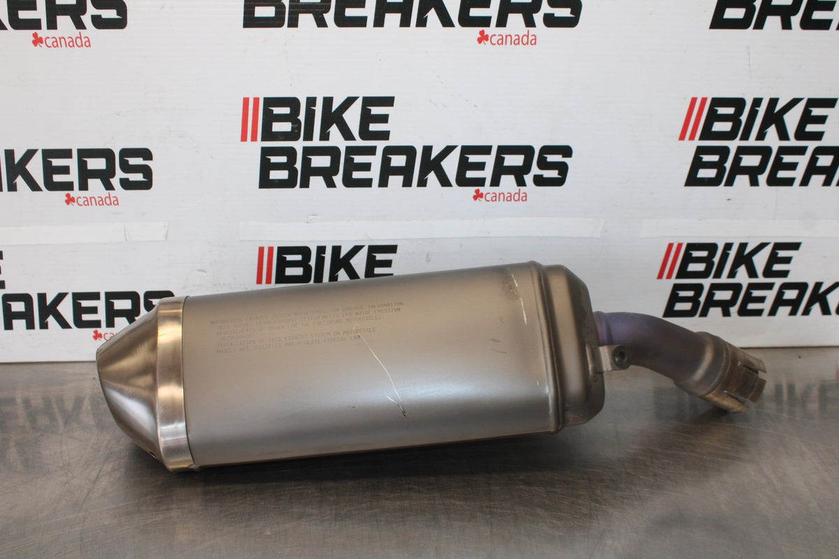 11-26 SUZUKI GSXR750 EXHAUST PIPE MUFFLER SLIP ON CAN SILENCER BB882