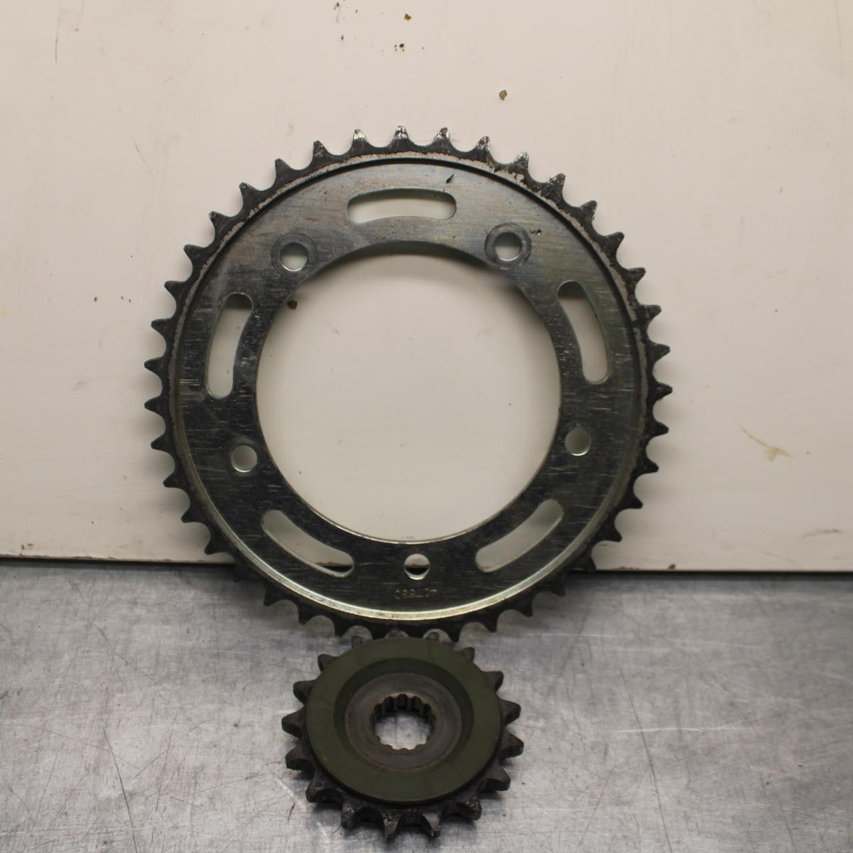 2003 Suzuki SV1000S FRONT AND REAR BACK SPROCKET BB85