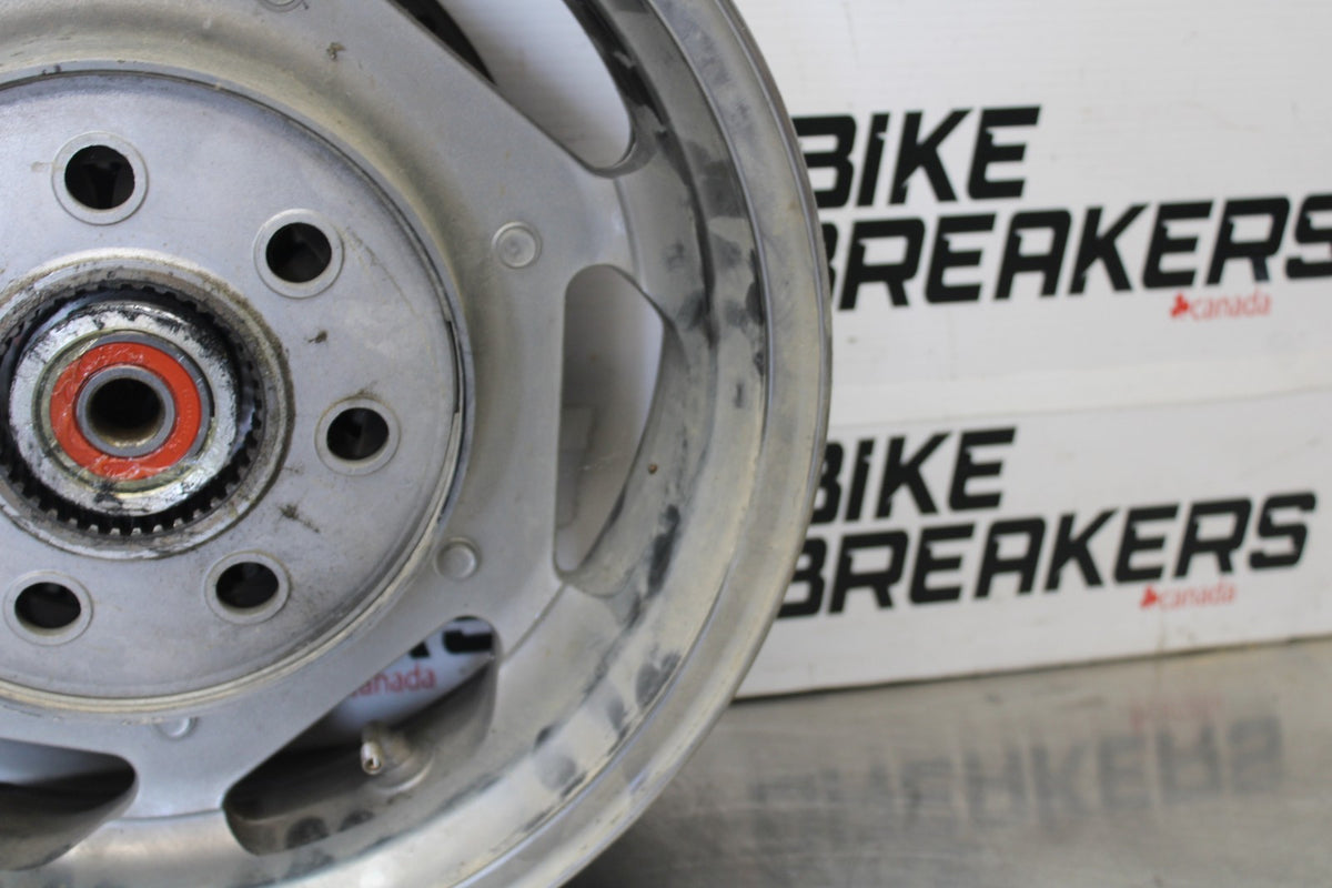 08 KAWASAKI VULCAN 1600 VN1600D NOMAD REAR WHEEL BACK RIM & ROTOR BB904