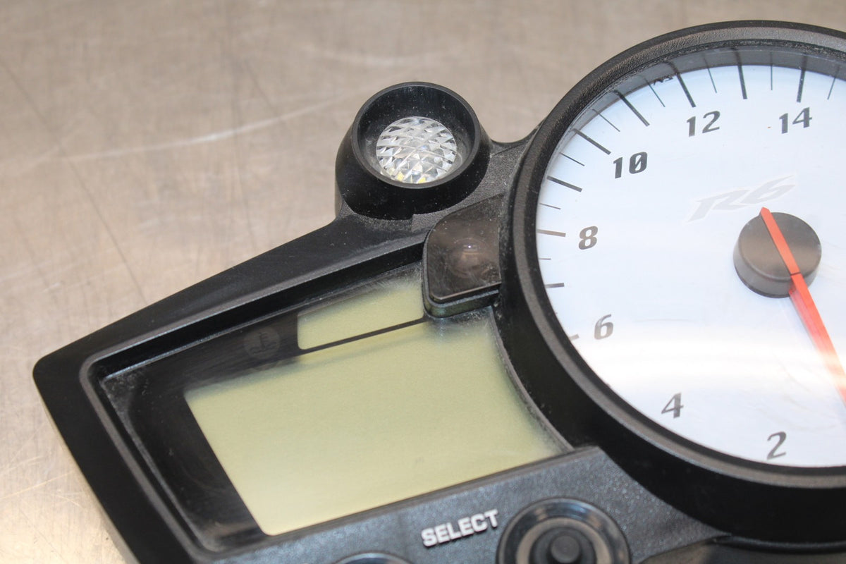 05 YAMAHA YZF R6 SPEEDO GAUGES DISPLAY CLUSTER SPEEDOMETER TACHOMETER BB814