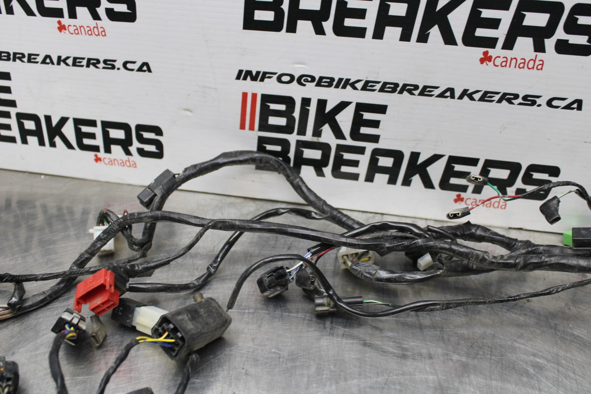09 KAWASAKI NINJA 250R MAIN ENGINE WIRING HARNESS MOTOR WIRE LOOM BB824