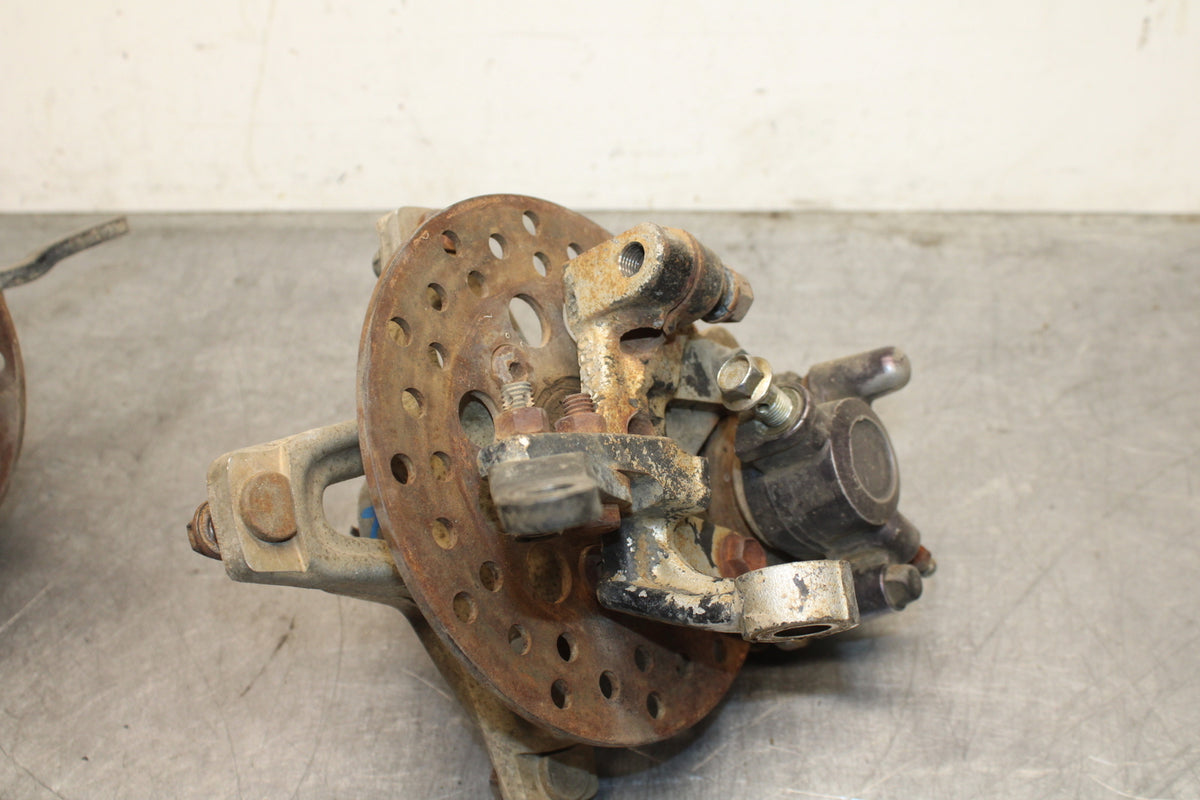 85-86 SUZUKI QUADRACER 250 FRONT WHEEL RIGHT LEFT HUBS HUB SET BB126