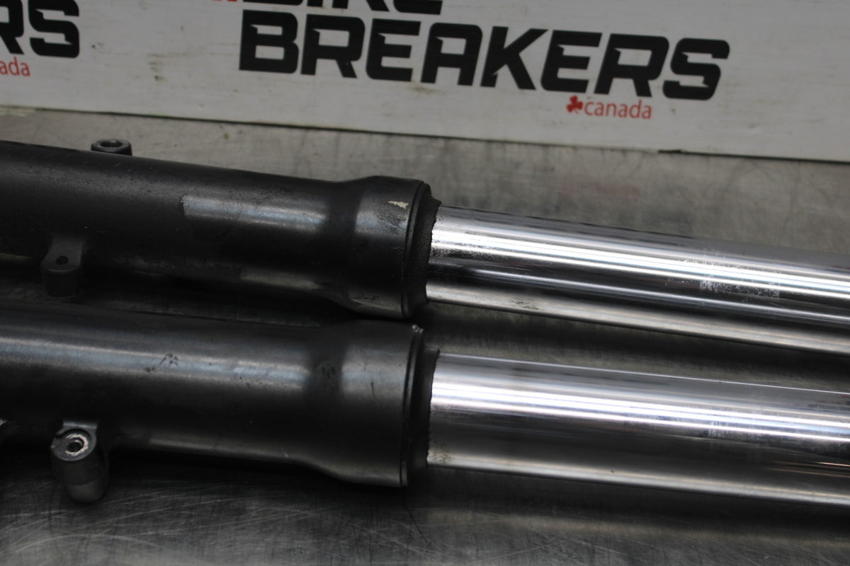 98 KAWASAKI NINJA ZX6 FRONT FORKS SHOCK SUSPENSION SET PAIR BB870