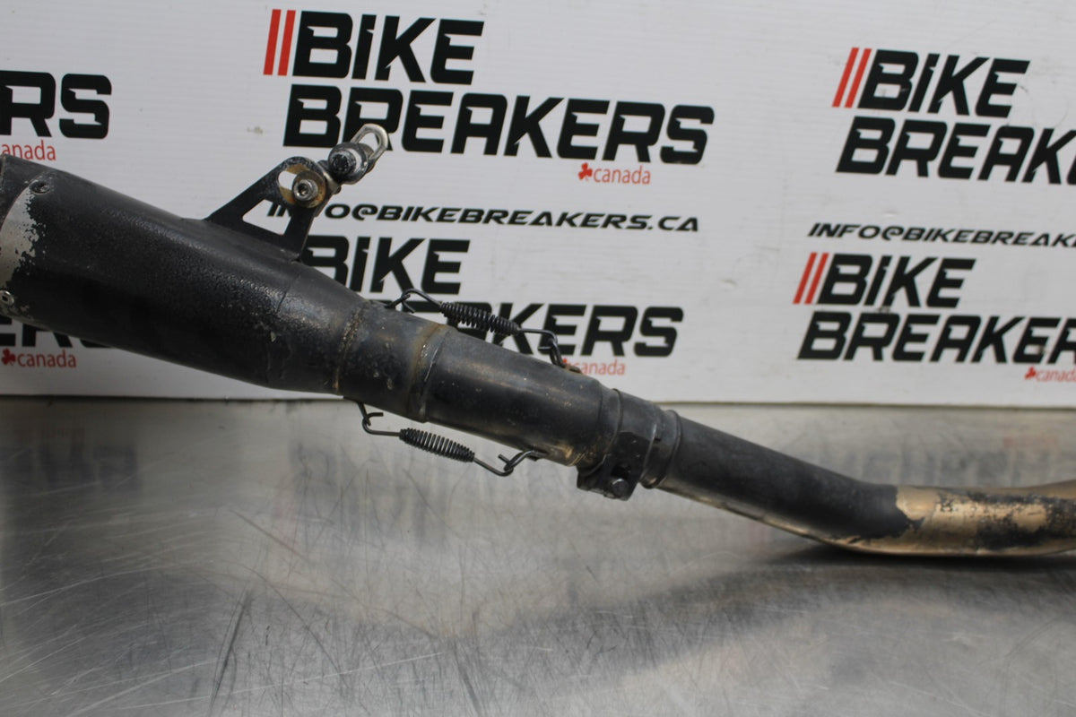 18-23 KAWASAKI NINJA 400 EX400 ABS FULL EXHAUST SYSTEM HEADERS PIPE BB795