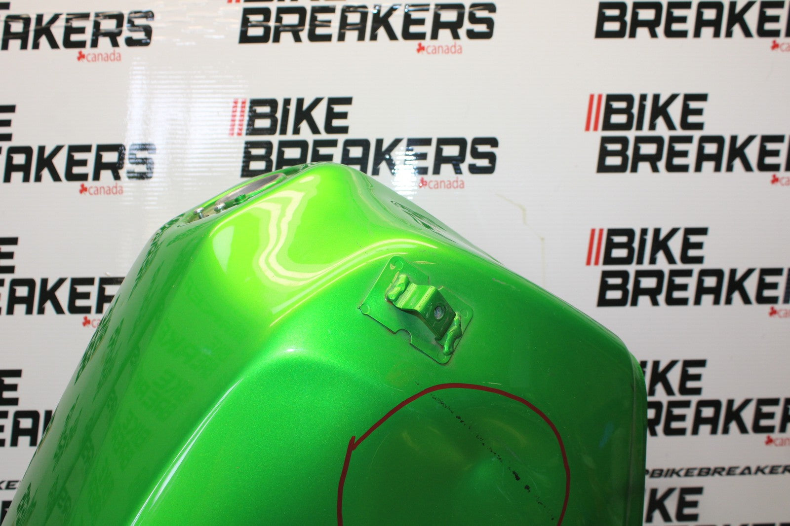 08-18 KAWASAKI KLR650 GAS TANK FUEL CELL PETROL RESERVOIR BB183