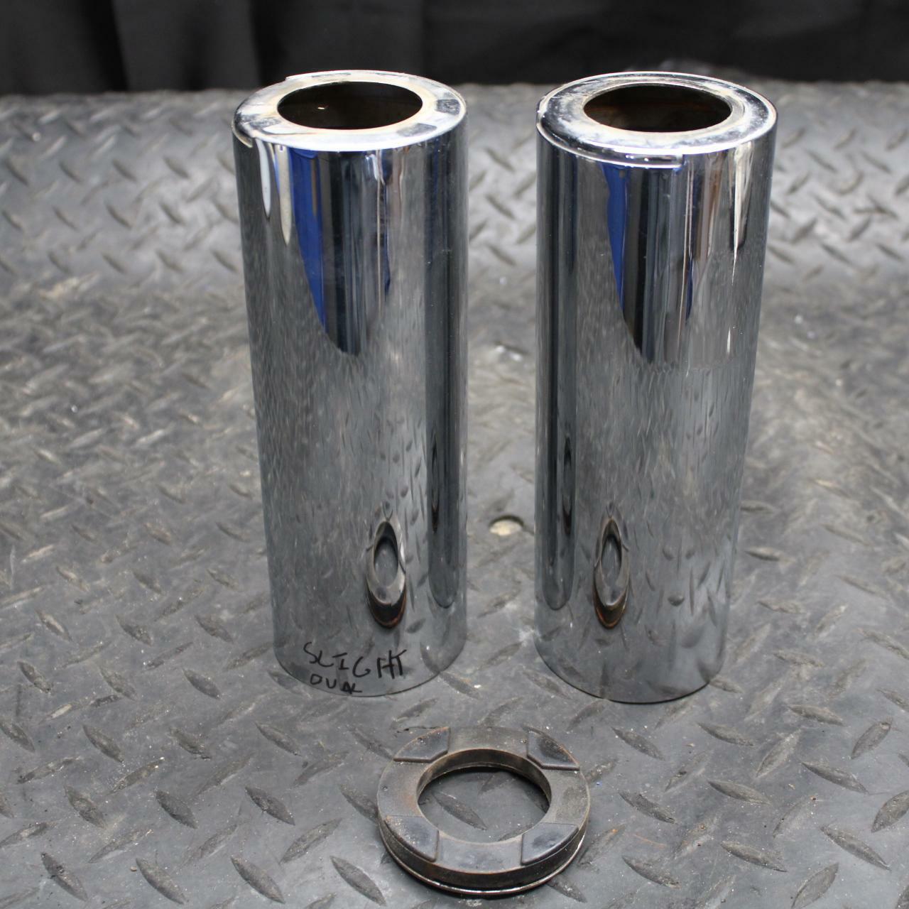 05-06 KAWASAKI VULCAN 1500 VN1500 CLASSIC FRONT FORK LOWER COVERS GUARDS BB220