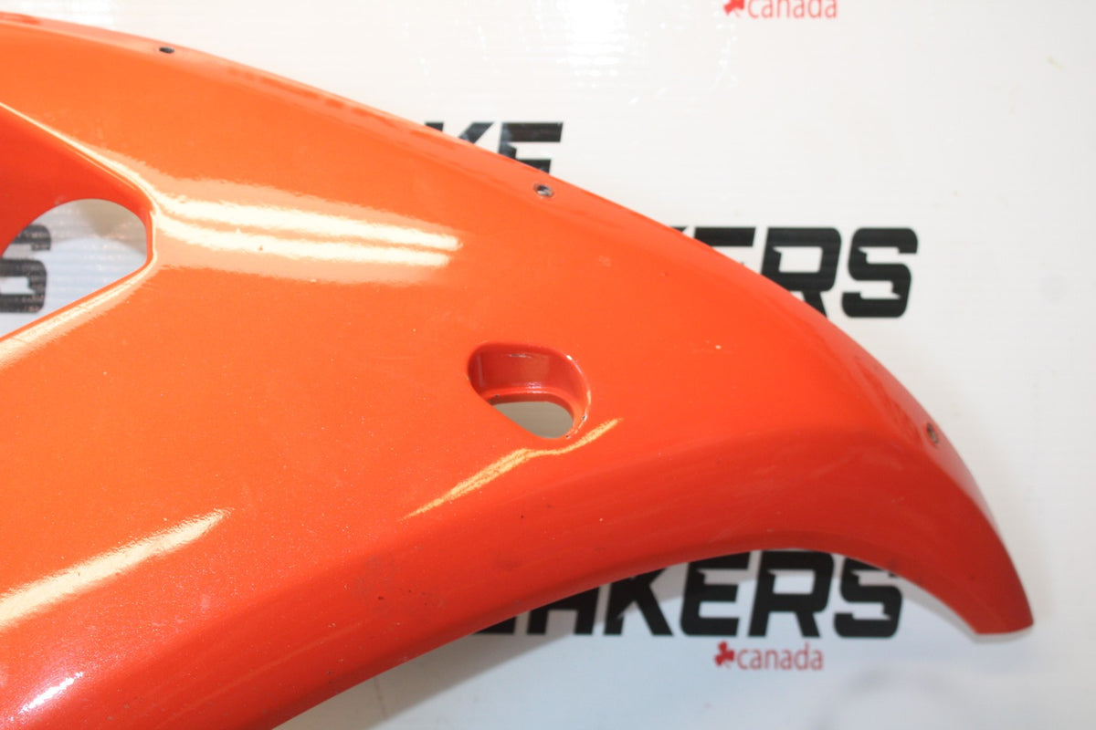 03-04 YAMAHA YZF R6 RIGHT LOWER MID UPPER SIDE FAIRING COWL  BB890