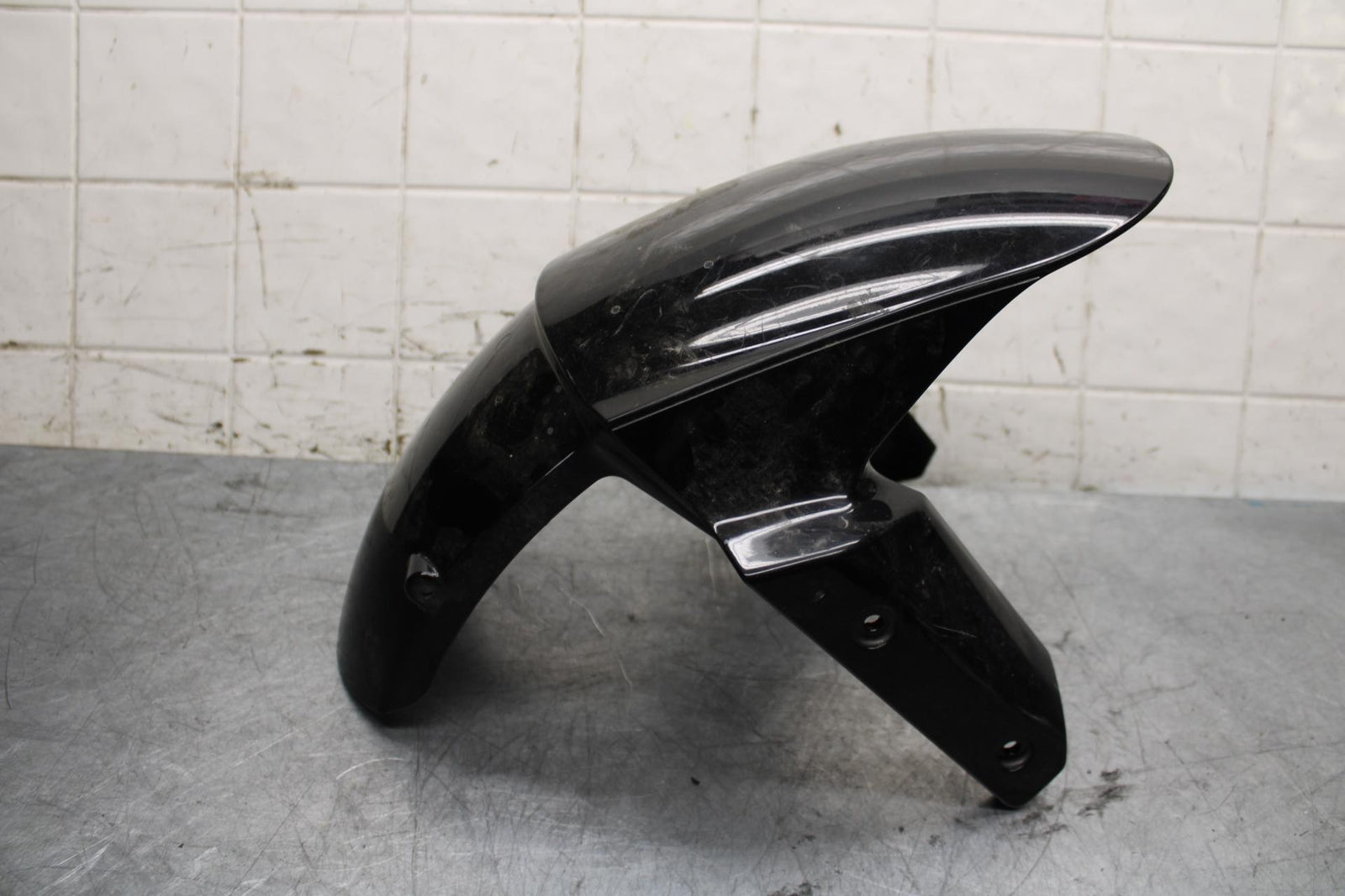 2009 Kawasaki Ninja ZX6R ZX600R FRONT  FENDER COWL FAIRING 5004-0118-17K BB548