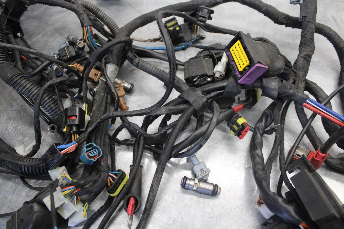 2010 Aprilia RSV1000R MAIN ENGINE WIRING HARNESS MOTOR WIRE LOOM BB513