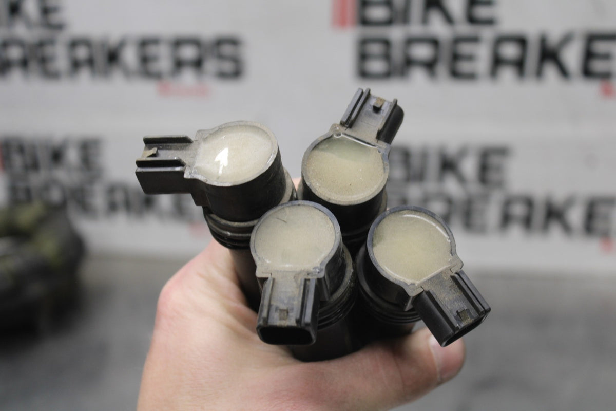 07-08 KAWASAKI NINJA ZX6R IGNITION COILS COIL SPARK PLUG CAPS BB937