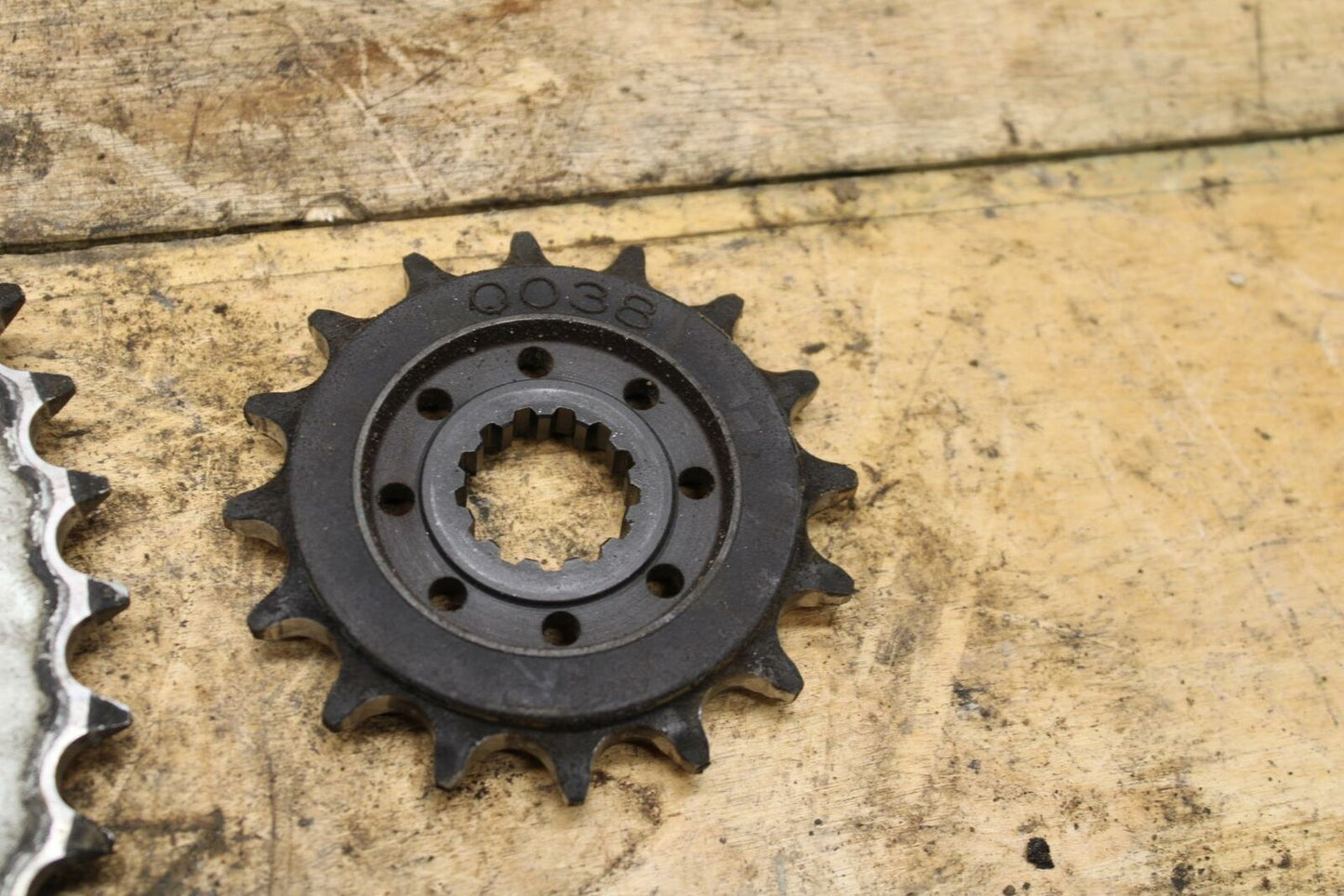 13-18 KAWASAKI NINJA ZX6R REAR BACK SPROCKET W FRONT SPROCKET BB342