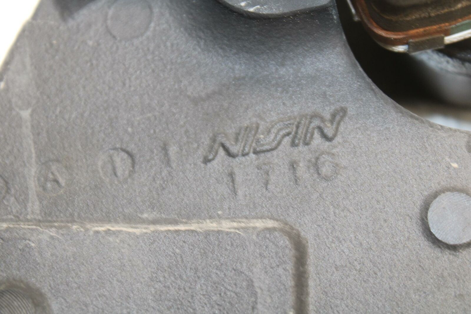 19-20 KAWASAKI NINJA ZX6R REAR BACK BRAKE CALIPER W MOUNT BRACKET BB419