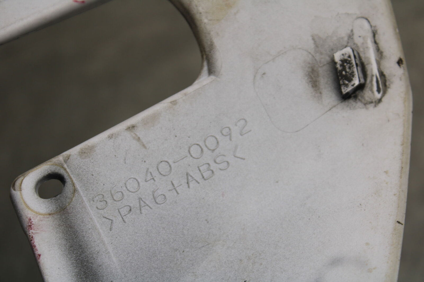 12-13 KAWASAKI Z1000 REAR BACK TAIL FAIRING COWL SHROUD BB743