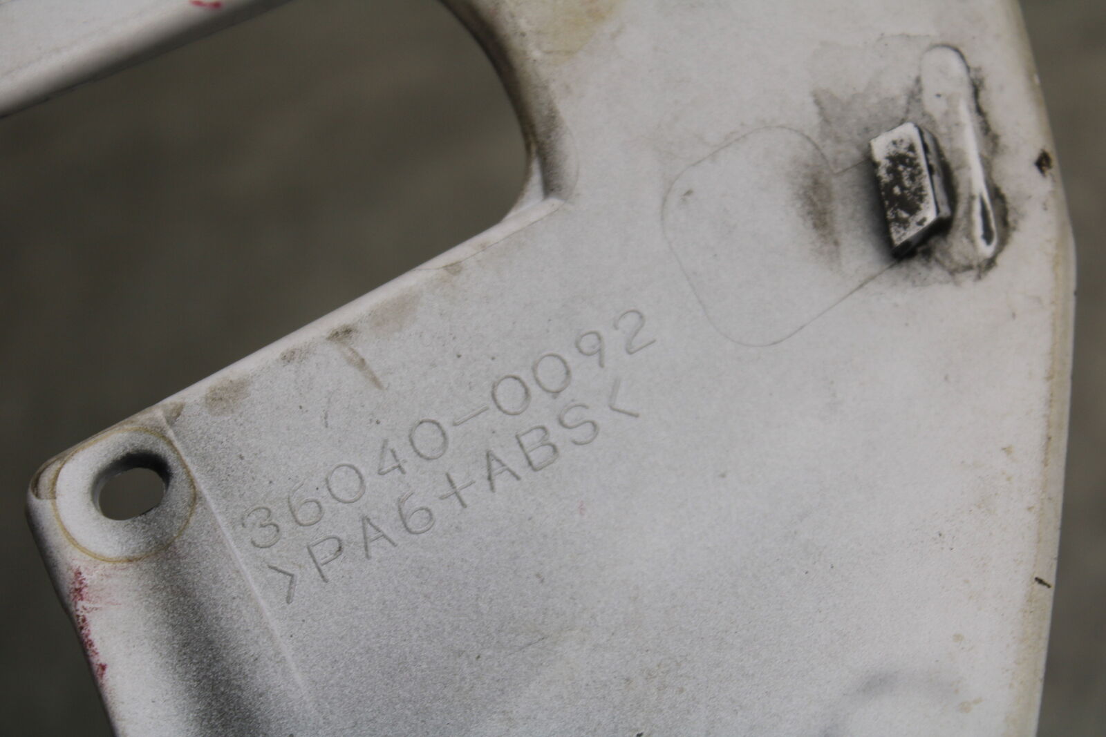 12-13 KAWASAKI Z1000 REAR BACK TAIL FAIRING COWL SHROUD BB743