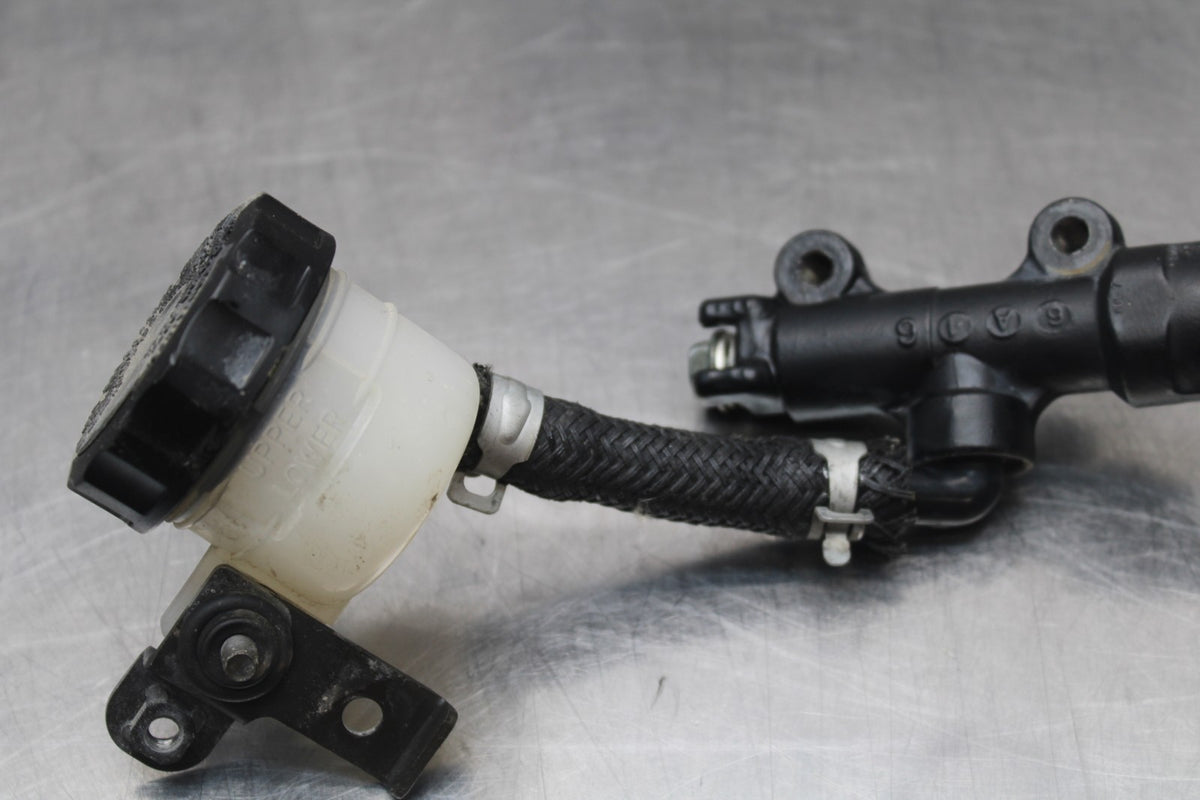 06 KAWASAKI VULCAN 900 REAR BACK BRAKE MASTER CYLINDER W RESERVOIR BB799