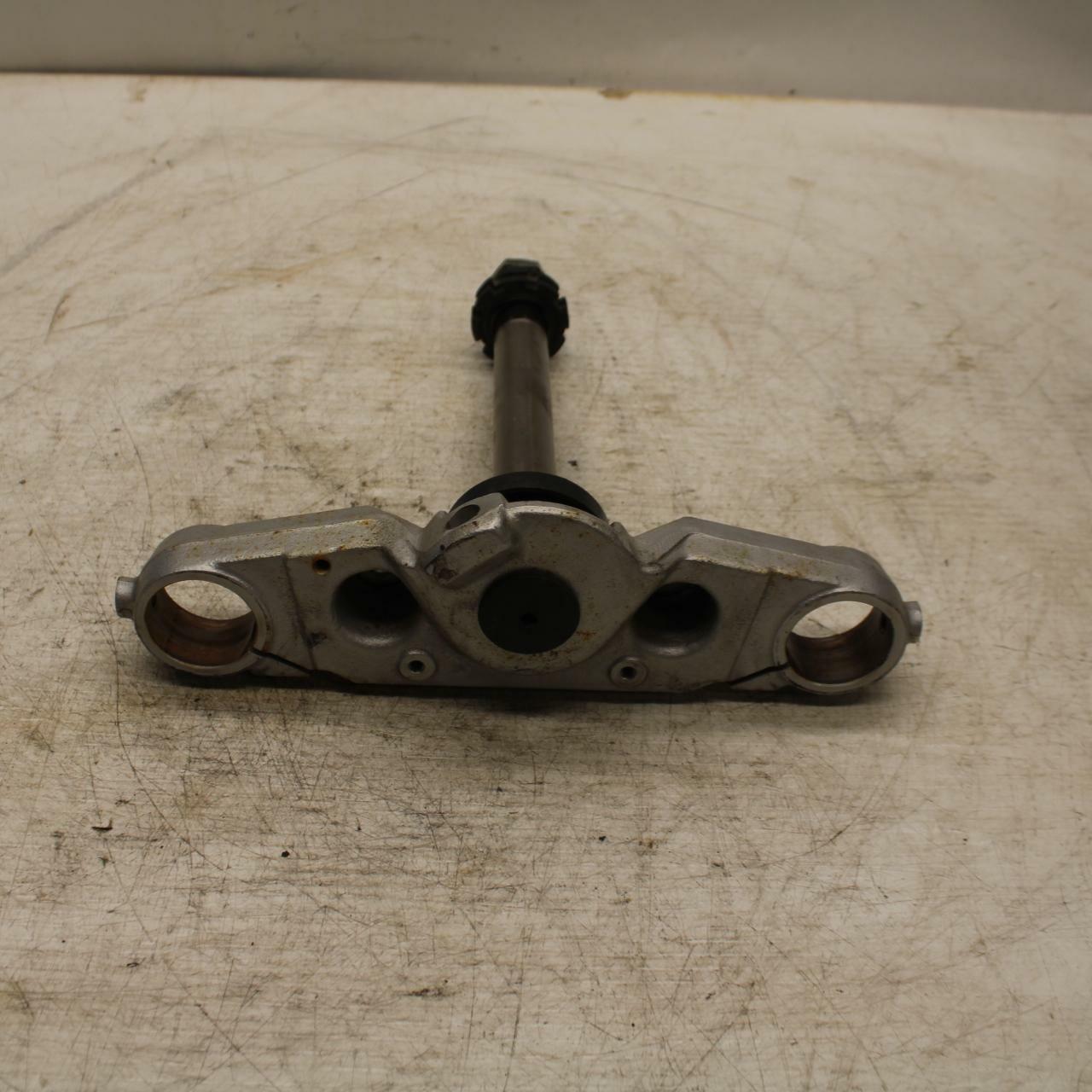 06-21 KAWASAKI VULCAN 900 FRONT FORKS CLAMP LOWER TRIPLE TREE STEM BB363