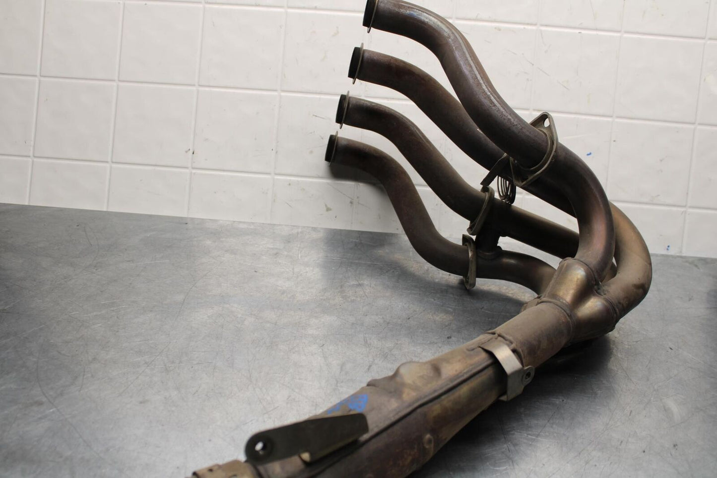 2011 Kawasaki Ninja ZX6R ZX600R EXHAUST HEADER PIPES MANIFOLD 39178-0148 BB587