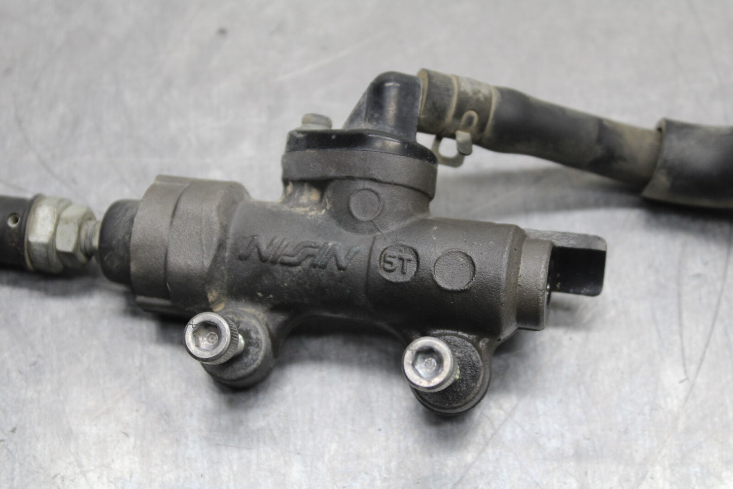 05-06 HONDA CBR600RR REAR BACK BRAKE MASTER CYLINDER W RESERVOIR BB739
