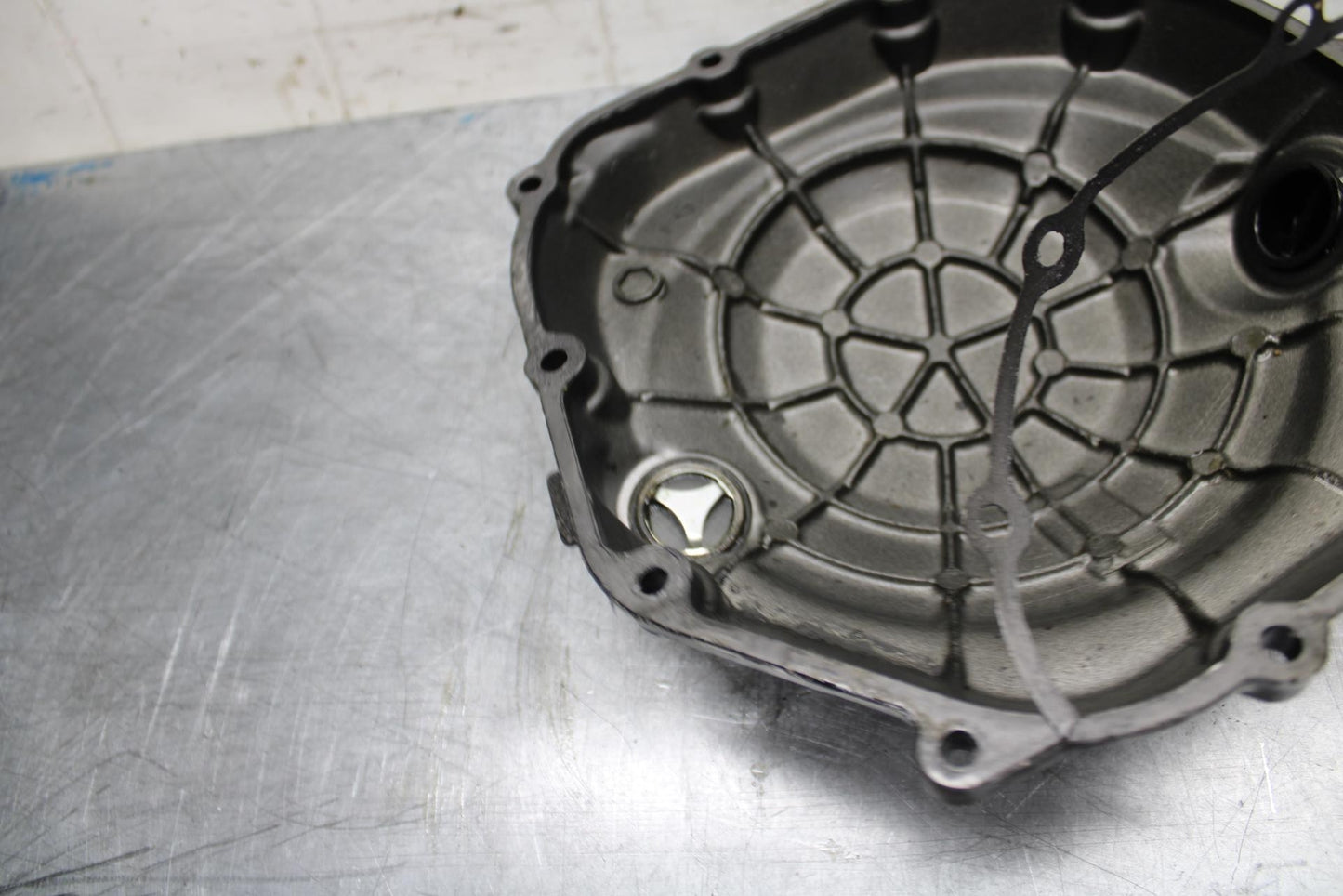 06-07 KAWASAKI NINJA ZX14R CLUTCH SIDE ENGINE MOTOR COVER BB466