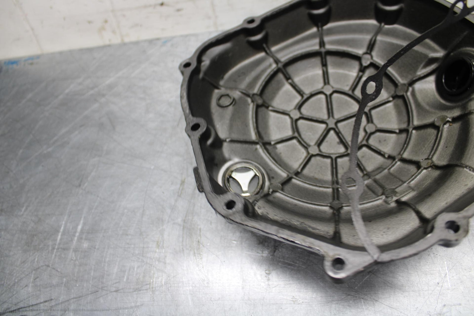 06-07 KAWASAKI NINJA ZX14R CLUTCH SIDE ENGINE MOTOR COVER BB466