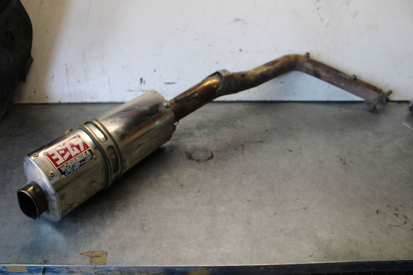 03-04 HONDA CBR600RR YOSHIMURA EXHAUST PIPE MUFFLER SLIP ON CAN SILENCER BB661