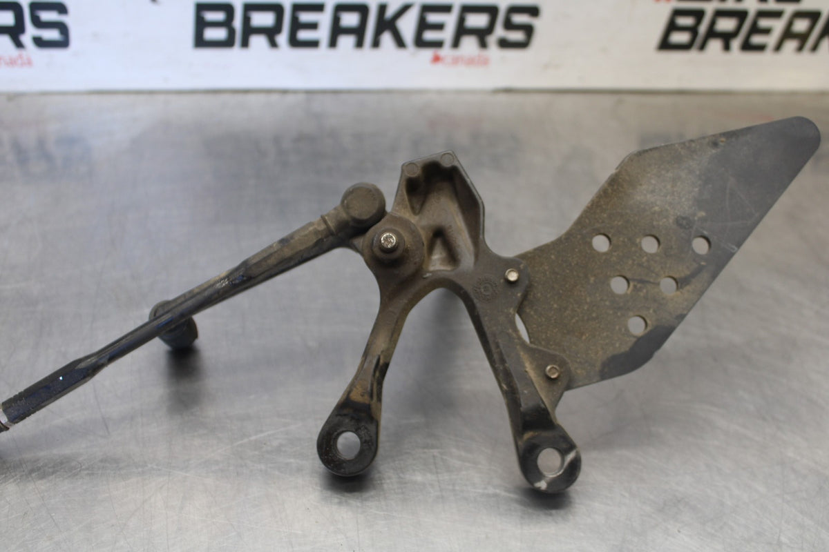07-08 KAWASAKI NINJA ZX6R LEFT REARSET REAR SET FOOT PEG W SHIFTER BB937