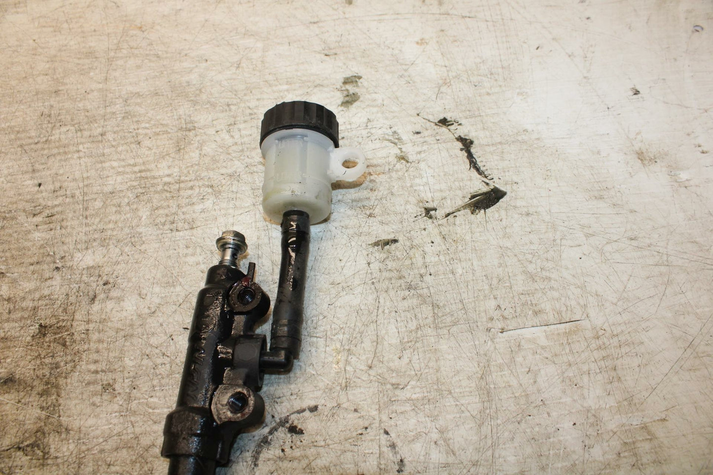 20-22 KAWASAKI Z H2 REAR BACK BRAKE MASTER CYLINDER W RESERVOIR BB382