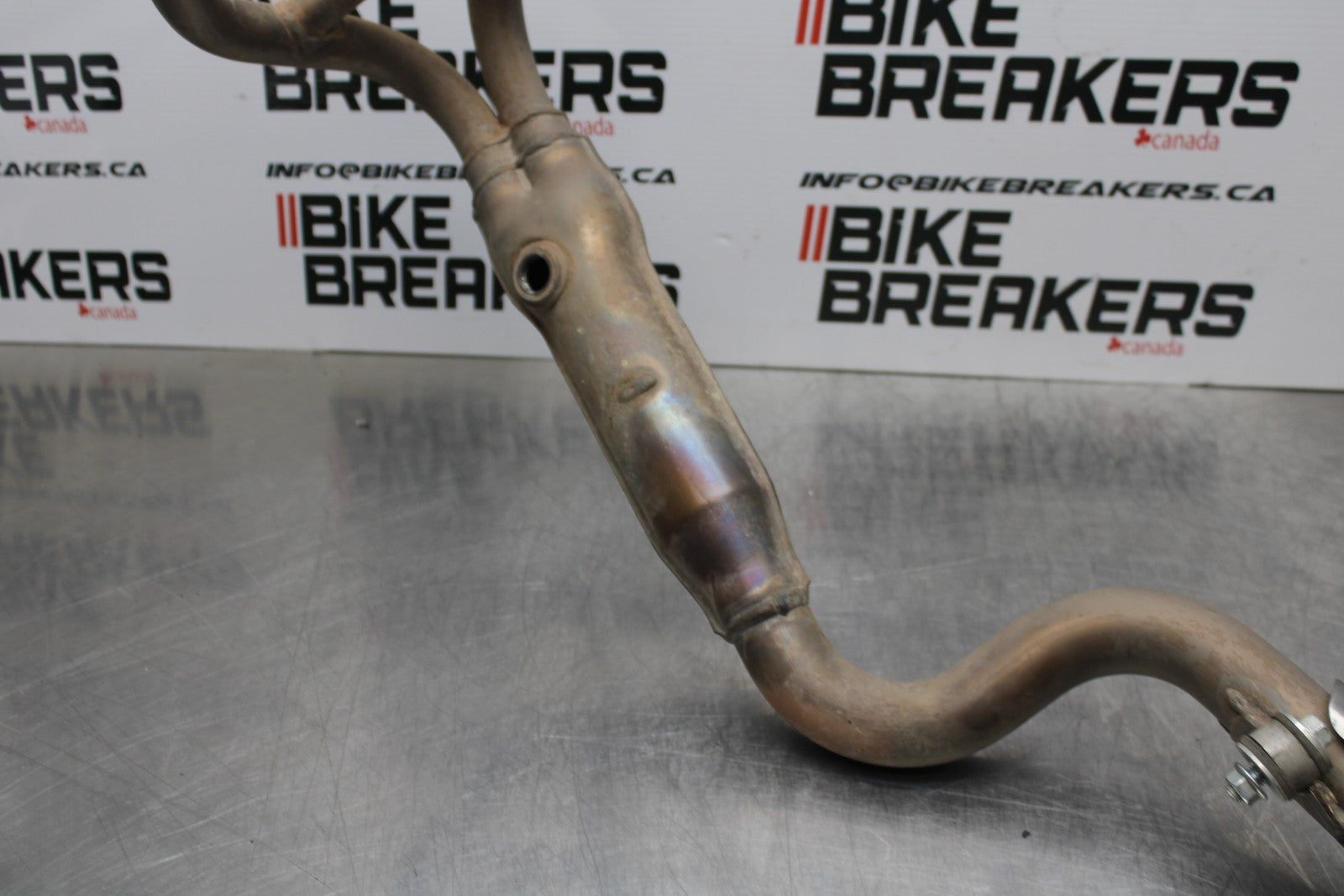 13-17 KAWASAKI NINJA 300 EX300 FULL EXHAUST SYSTEM HEADERS PIPE MUFFLER  BB187