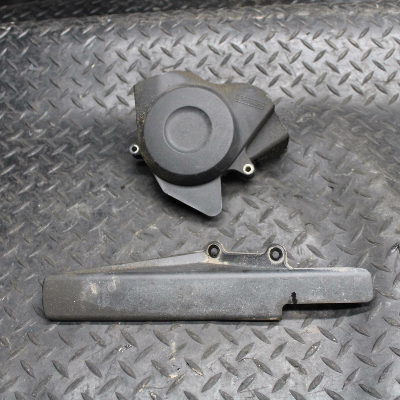 07-09 KAWASAKI VERSYS 650 ENGINE SPROCKET COVER CHAIN GUARD BB206