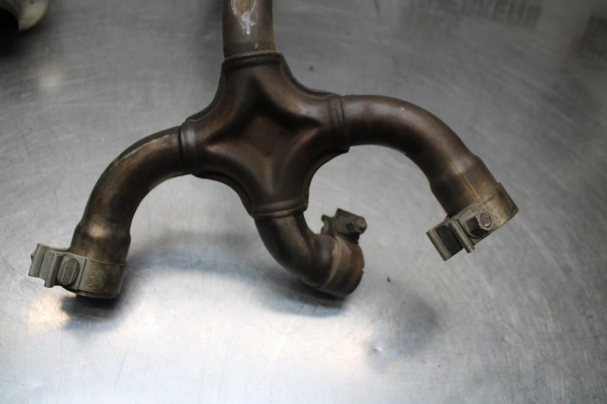 02 DUCATI MONSTER 620 FULL EXHAUST SYSTEM HEADERS PIPE MUFFLER BB851
