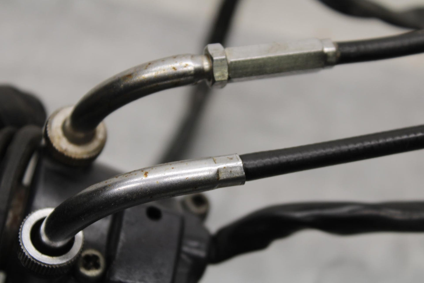 1977 Honda CB550K --- RIGHT CLIP ON HANDLE KILL OFF START SWITCH  BB592