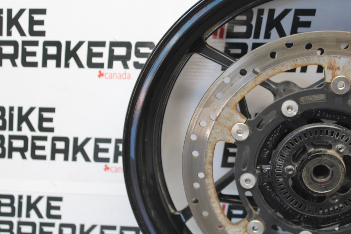 24-25 KAWASAKI NINJA 500 ABS FRONT WHEEL FRONT RIM & ROTOR BB899