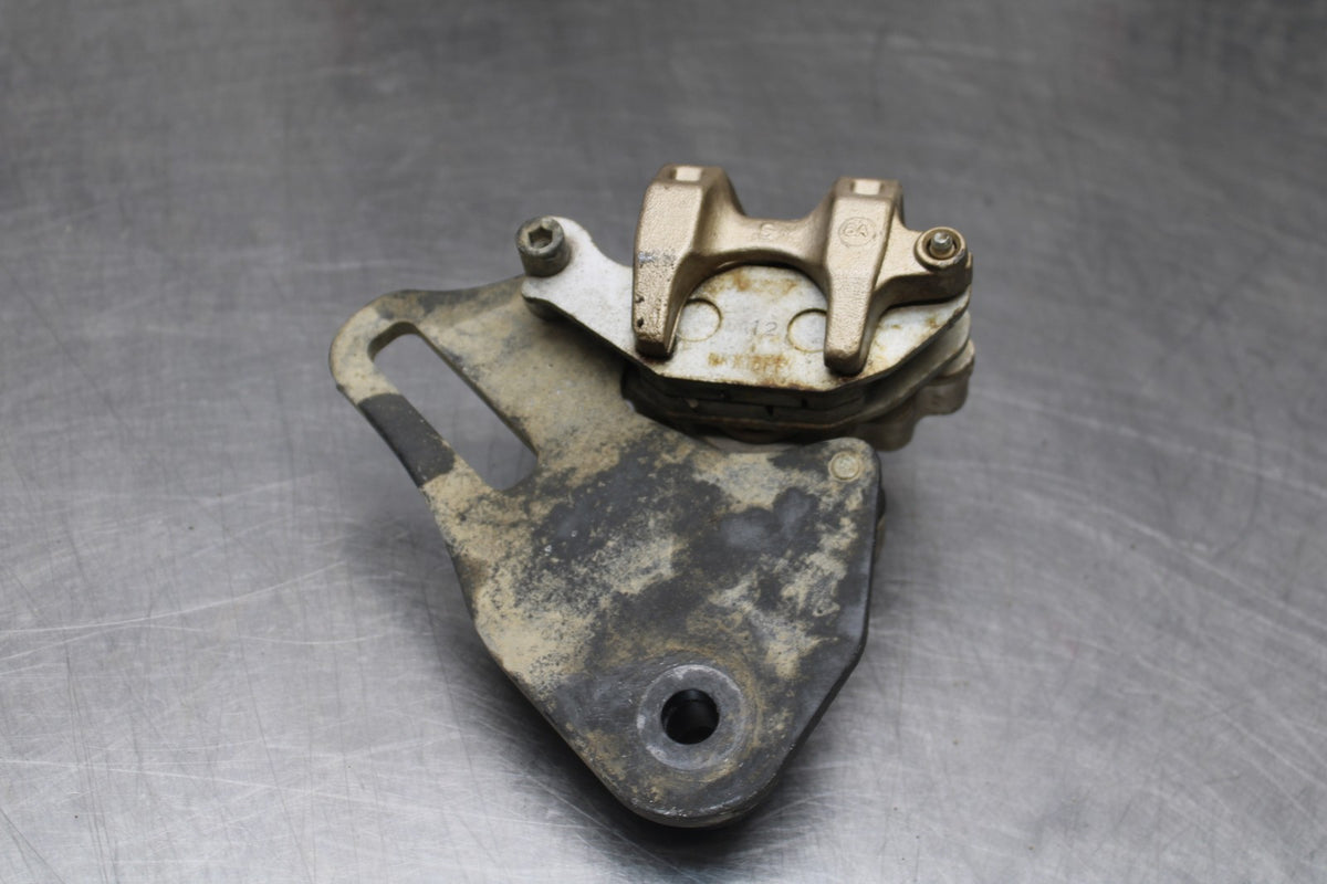 08 HONDA CBR125R REAR BACK BRAKE CALIPER W MOUNT BRACKET BB804