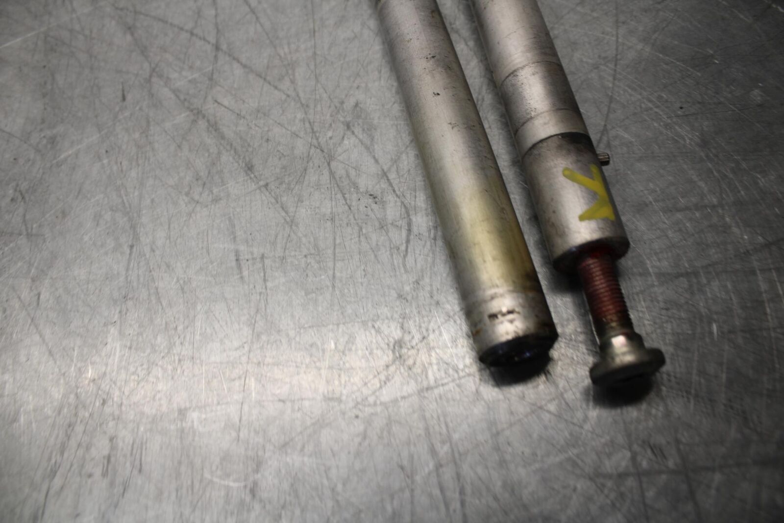 07-08 KAWASAKI CONCOURS 1400 ABS LEFT RIGHT CLIP ON TUBE HANDLEBARS PAIR BB449