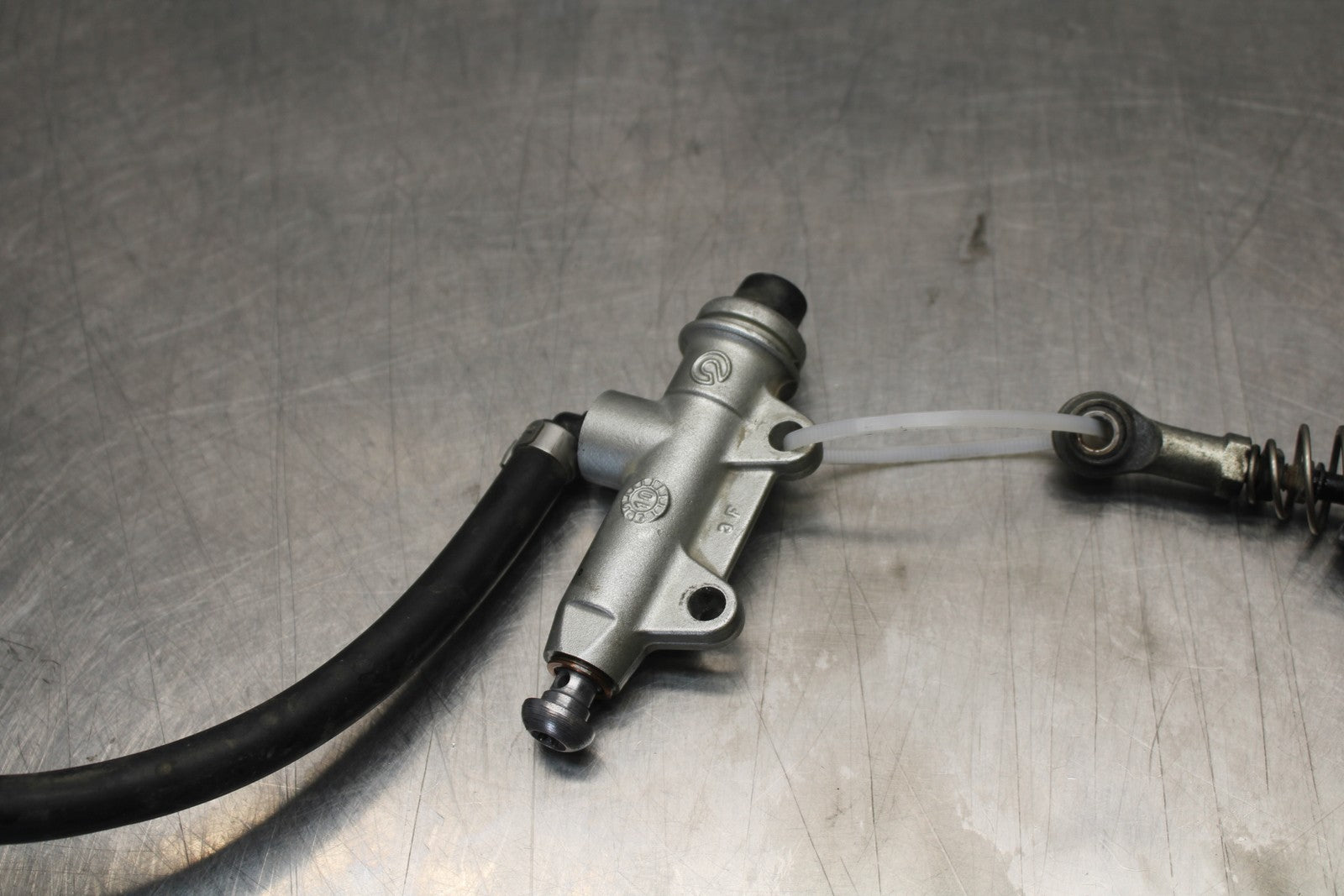 12-14 BMW S1000RR REAR BACK BRAKE MASTER CYLINDER W RESERVOIR BB204