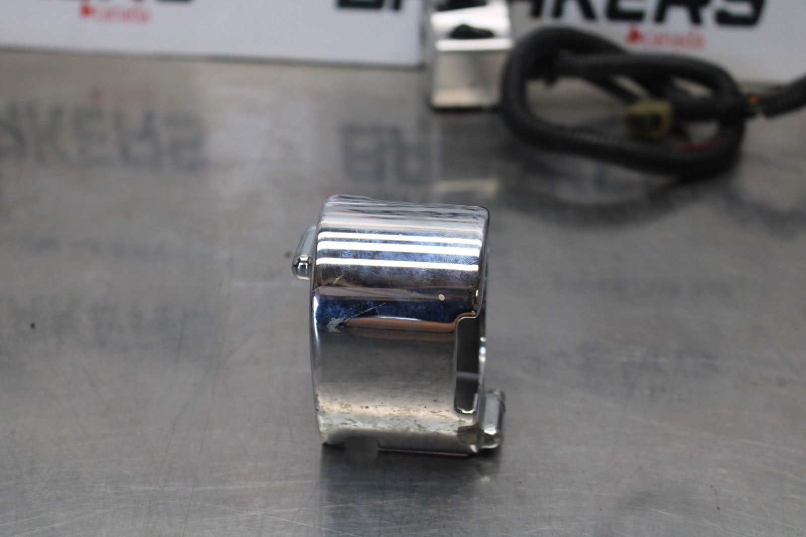 03-08 KAWASAKI VULCAN 1600 LEFT CLIP ON HANDLE HORN SIGNALS SWITCH BB196