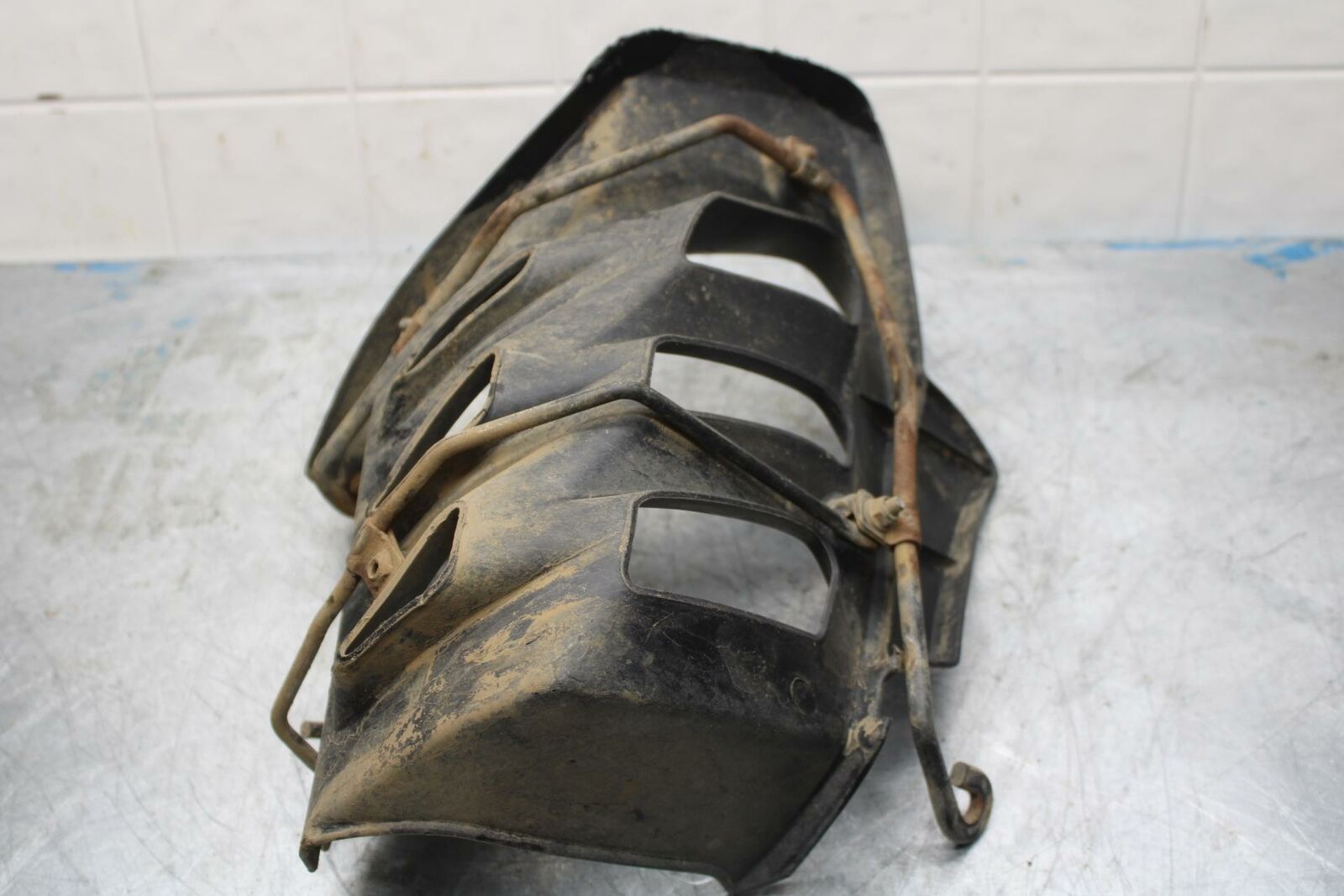 06-20 YAMAHA RAPTOR 700 YFM700R LEFT MUD SPLASH GUARD FOOTWELL BB414