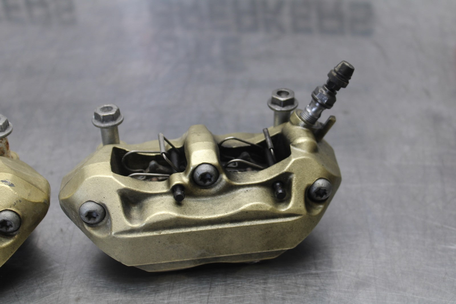 12-14 BMW S1000RR RIGHT LEFT FRONT BRAKE CALIPER SET PAIR CALIPERS BB204