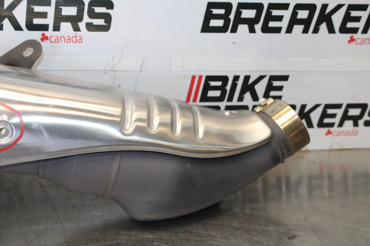 16 APRILIA TUONO V4 1100 EXHAUST PIPE MUFFLER SLIP ON CAN SILENCER BB905