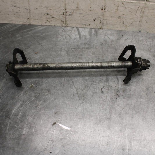 08-12 KAWASAKI NINJA 250R EX250J REAR AXLE BACK WHEEL RIM PIVOT BOLT AXEL BB496