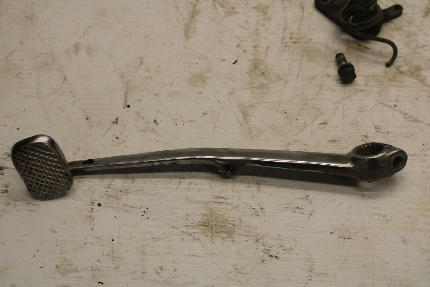 77-79 SUZUKI GS750 RIGHT REARSET BRAKE FOOT PEDAL BB258