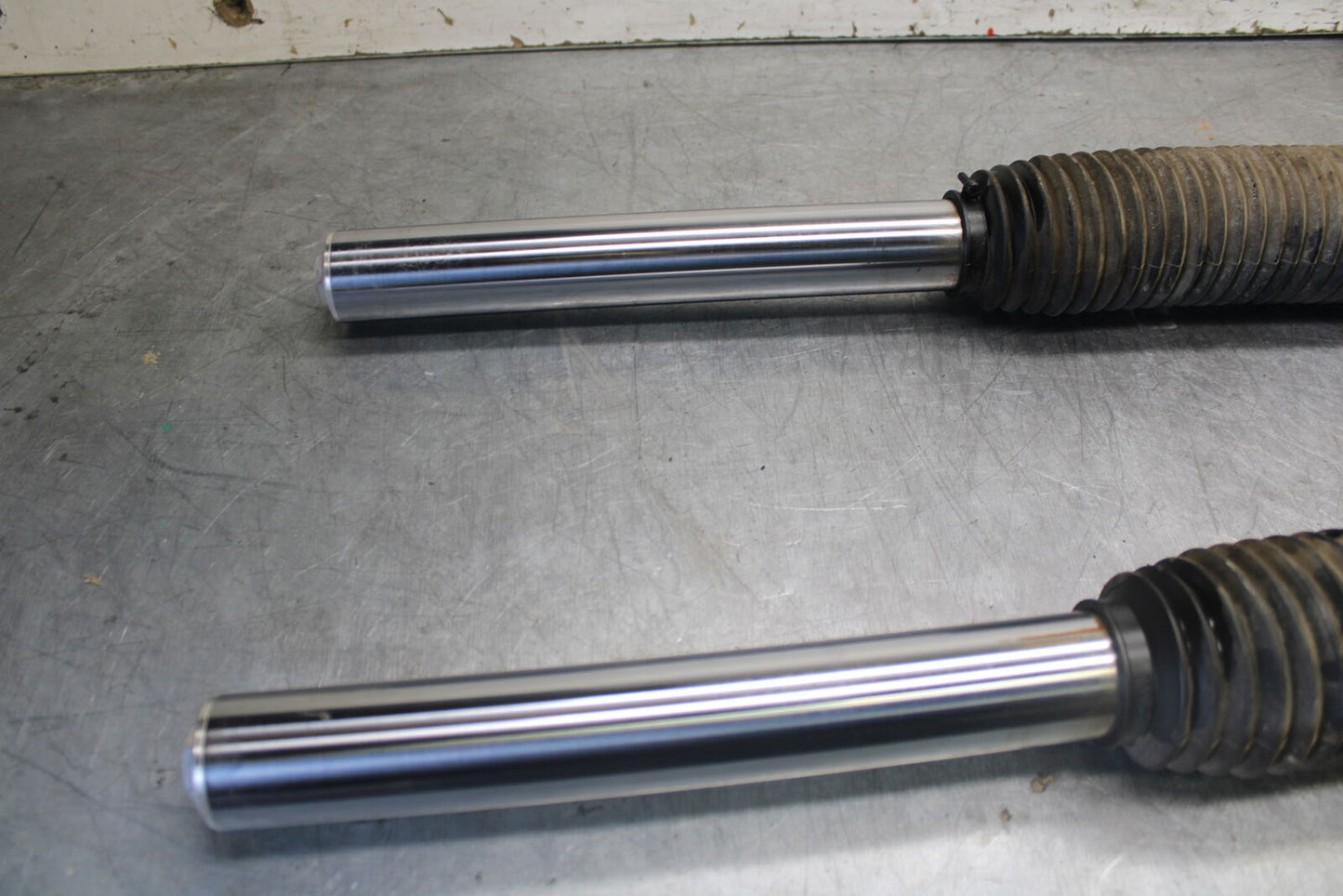 08-18 KAWASAKI KLR650 FRONT FORKS SHOCK SUSPENSION SET PAIR BB707