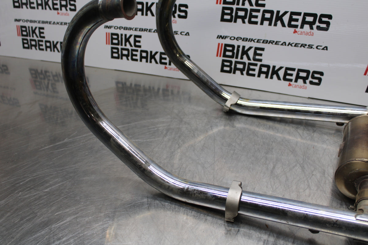 08 MOTO GUZZI BREVA 750 EXHAUST HEADER PIPES MANIFOLD BB154