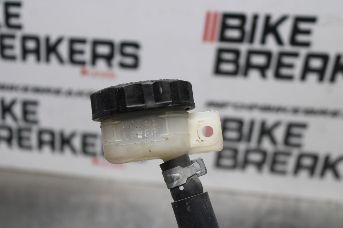 08-12 KAWASAKI NINJA 250R EX250J REAR BRAKE MASTER CYLINDER W RESERVOIR BB784